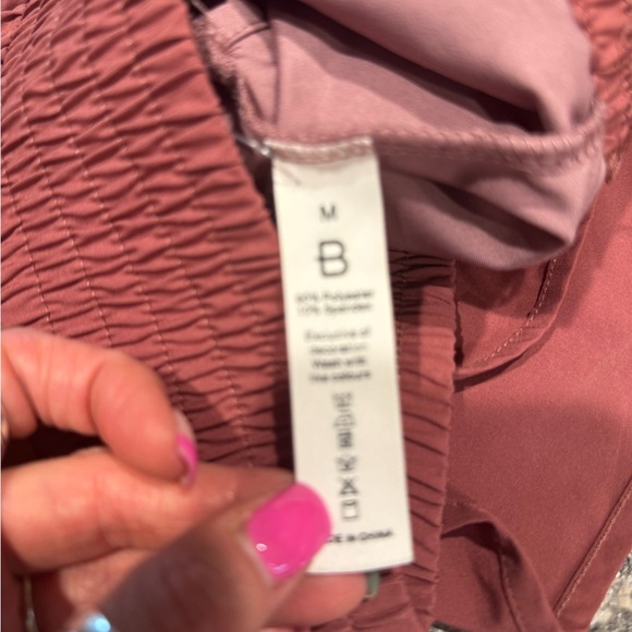 Women's High-Waisted Mauve Shorts - Picture 4 of 5